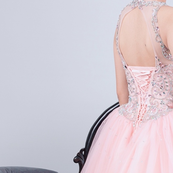 House of Vienna baby pink prom/grad dress - Picture 3 of 3